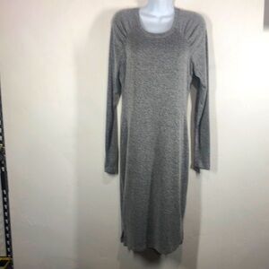 Motherhood Maternity gray long sleeve dress size medium